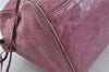 Authentic BALENCIAGA Classic The Twiggy 2Way Hand Bag Leather 128523 Pink 6532B