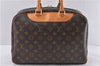 Authentic LOUIS VUITTON Monogram Deauville Hand Bag M47270 LV 6532C