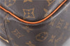 Authentic LOUIS VUITTON Monogram Deauville Hand Bag M47270 LV 6532C