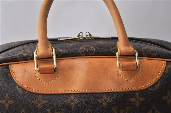 Authentic LOUIS VUITTON Monogram Deauville Hand Bag M47270 LV 6532C