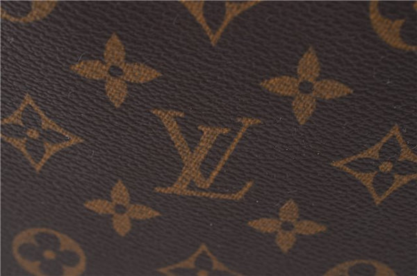 Authentic LOUIS VUITTON Monogram Deauville Hand Bag M47270 LV 6532C