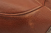 Authentic PRADA Vintage Leather Nappa Shoulder Tote Bag Brown 6532I