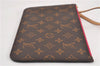 Authentic Louis Vuitton Monogram Neverfull Pouch Purse Clutch Bag Pink LV 6533F