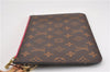 Authentic Louis Vuitton Monogram Neverfull Pouch Purse Clutch Bag Pink LV 6533F