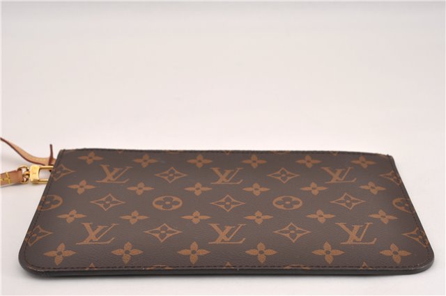 Authentic Louis Vuitton Monogram Neverfull Pouch Purse Clutch Bag Pink LV 6533F