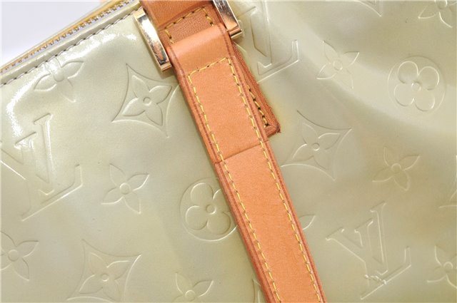 Auth LOUIS VUITTON Vernis Columbus Shoulder Tote Bag Light Green M91028 LV 6536C
