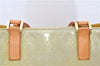 Auth LOUIS VUITTON Vernis Columbus Shoulder Tote Bag Light Green M91028 LV 6536C