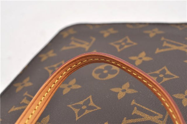 Authentic Louis Vuitton Monogram Neverfull Pouch Purse Clutch Bag Pink LV 6536F