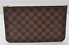 Authentic Louis Vuitton Damier Neverfull Pouch Purse Clutch Bag LV 6537F