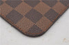 Authentic Louis Vuitton Damier Neverfull Pouch Purse Clutch Bag LV 6537F