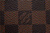 Authentic Louis Vuitton Damier Neverfull Pouch Purse Clutch Bag LV 6537F