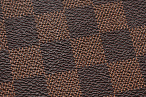 Authentic Louis Vuitton Damier Neverfull Pouch Purse Clutch Bag LV 6537F