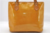 Authentic LOUIS VUITTON Vernis Houston Shoulder Hand Bag Yellow M91004 LV 6538C