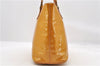 Authentic LOUIS VUITTON Vernis Houston Shoulder Hand Bag Yellow M91004 LV 6538C