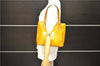 Authentic LOUIS VUITTON Vernis Houston Shoulder Hand Bag Yellow M91004 LV 6538C