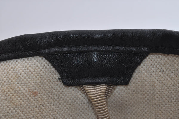 Authentic GUCCI Vintage Shoulder Tote Bag GG PVC Leather 203693 Brown 6538I