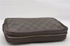 Authentic LOUIS VUITTON Damier Trousse Toilette Clutch Hand Bag N47623 LV 6539C