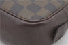 Authentic LOUIS VUITTON Damier Trousse Toilette Clutch Hand Bag N47623 LV 6539C