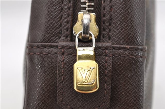 Authentic LOUIS VUITTON Damier Trousse Toilette Clutch Hand Bag N47623 LV 6539C