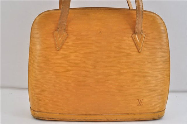 Authentic LOUIS VUITTON Epi Russac Shoulder Tote Bag Yellow M52289 LV 6541C