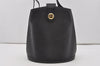 Authentic Louis Vuitton Epi Cluny Shoulder Bag Purse Black M52252 LV 6541I