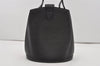 Authentic Louis Vuitton Epi Cluny Shoulder Bag Purse Black M52252 LV 6541I