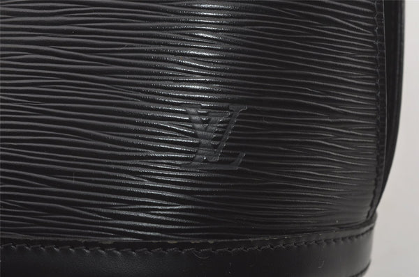 Authentic Louis Vuitton Epi Cluny Shoulder Bag Purse Black M52252 LV 6541I