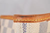 Authentic Louis Vuitton Damier Azur Neverfull MM Tote Bag N51107 LV 6542I
