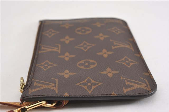 Authentic Louis Vuitton Monogram Neverfull Pouch Purse Clutch Bag LV 6545F