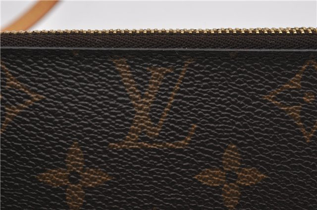 Authentic Louis Vuitton Monogram Neverfull Pouch Purse Clutch Bag LV 6545F