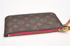 Authentic Louis Vuitton Monogram Neverfull Pouch Purse Clutch Bag Pink LV 6546F