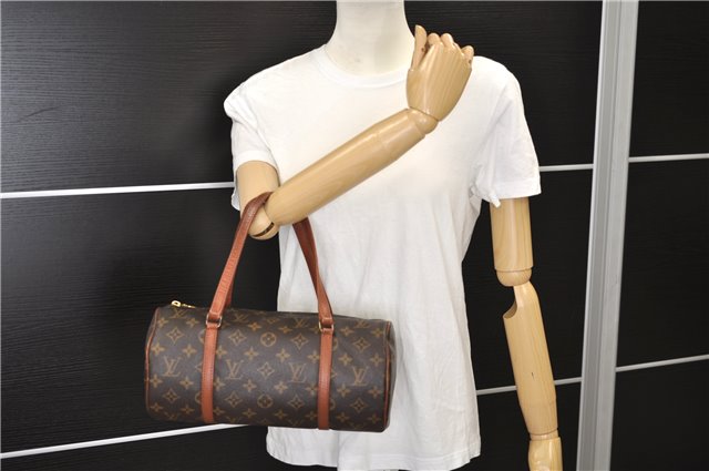 Authentic Louis Vuitton Monogram Papillon 30 Hand Bag Purse Old Model LV 6547E
