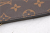 Authentic Louis Vuitton Monogram Neverfull Pouch Purse Clutch Bag Red LV 6547F