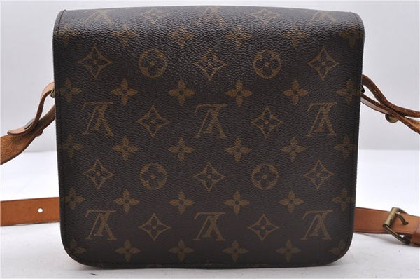 Auth Louis Vuitton Monogram Cartouchiere MM Shoulder Cross Bag M51253 LV 6548D