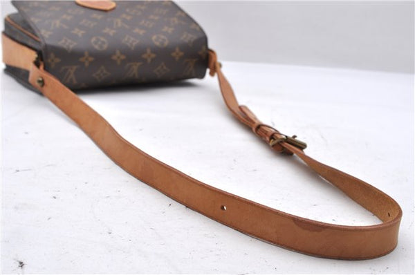 Auth Louis Vuitton Monogram Cartouchiere MM Shoulder Cross Bag M51253 LV 6548D