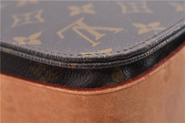 Auth Louis Vuitton Monogram Cartouchiere MM Shoulder Cross Bag M51253 LV 6548D