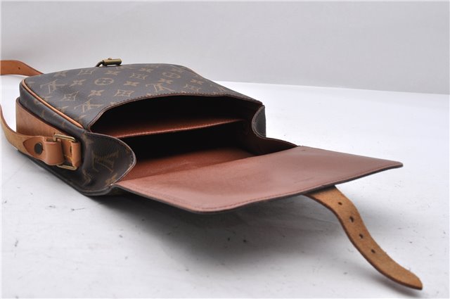Auth Louis Vuitton Monogram Cartouchiere MM Shoulder Cross Bag M51253 LV 6548D