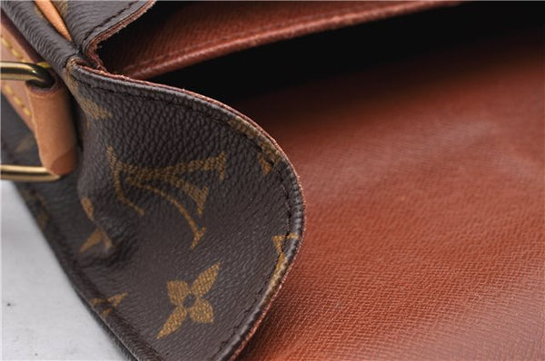 Auth Louis Vuitton Monogram Cartouchiere MM Shoulder Cross Bag M51253 LV 6548D