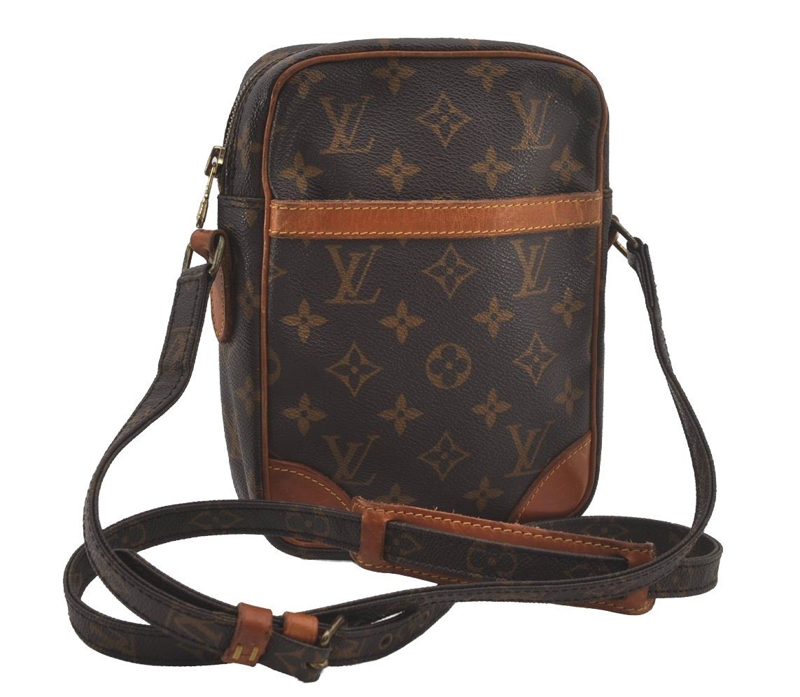 Authentic Louis Vuitton Monogram Danube Shoulder Cross Body Bag M45266 LV 6549I