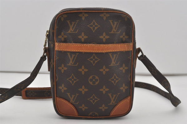 Authentic Louis Vuitton Monogram Danube Shoulder Cross Body Bag M45266 LV 6549I