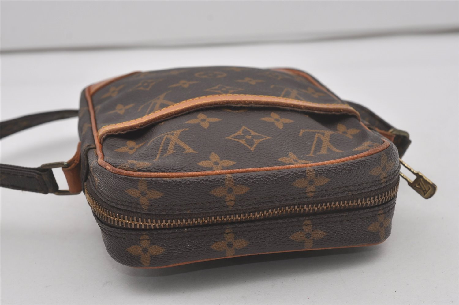 Authentic Louis Vuitton Monogram Danube Shoulder Cross Body Bag M45266 LV 6549I