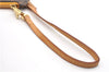 Authentic Louis Vuitton Monogram Neverfull Pouch Purse Clutch Bag Yellow 6552F