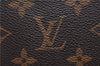 Authentic Louis Vuitton Monogram Neverfull Pouch Purse Clutch Bag Yellow 6552F