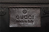 Auth GUCCI GG Crystal Ribbon Shoulder Hand Bag PVC Leather 181490 Brown 6553D