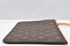 Authentic Louis Vuitton Monogram Neverfull Pouch Purse Clutch Bag Pink LV 6554F