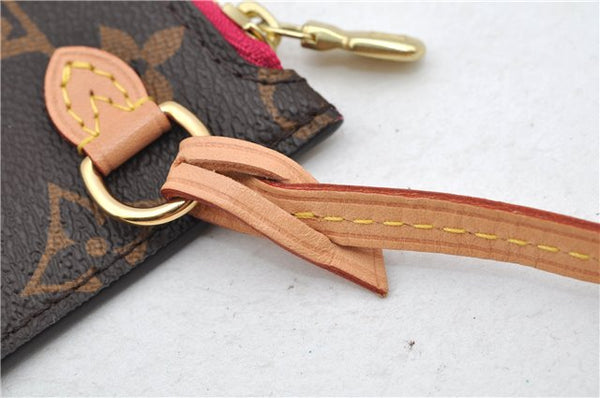 Authentic Louis Vuitton Monogram Neverfull Pouch Purse Clutch Bag Pink LV 6554F