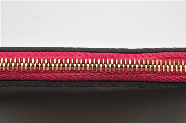 Authentic Louis Vuitton Monogram Neverfull Pouch Purse Clutch Bag Pink LV 6554F