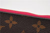 Authentic Louis Vuitton Monogram Neverfull Pouch Purse Clutch Bag Pink LV 6554F