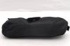 Authentic FENDI Mamma Baguette Shoulder Hand Bag Jersey Leather Black 6554I