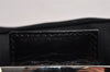 Authentic FENDI Mamma Baguette Shoulder Hand Bag Jersey Leather Black 6554I